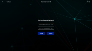 PIN setup