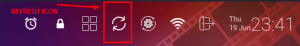 Refresh button