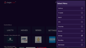 Shortcut menu